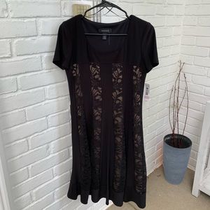 R & M Richards fit and flare with nude underlay